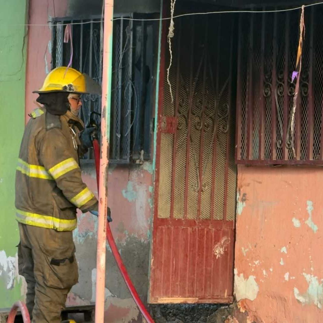 El incendio dejó únicamente pérdidas materiales